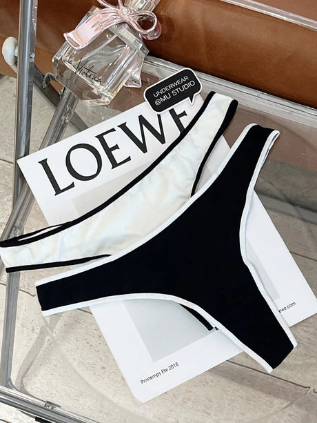 Cotton G String Girls Panties T-back Sexy Women Briefs Thong Underwear Low Waist Seamless Femlae Lingerie Size S-XL