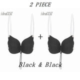 Underwear Women Self Adhesive Bras Female Nubra Magic Bra Invisible Push Up Silicone Sticky Fly BH Women Sexy ABCDEF