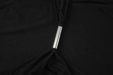 Typhaland Backless Sexy Halter Long Eevning Party Drss Female V Neck Streetwear Dress Hit Girl Slim Female Black Maxi Dress Lady