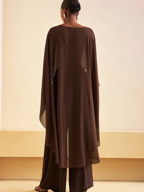 Sheer Poncho Top for Women Asymmetrical Mesh Shawl Wraps See Through Chiffon Capelet Evening Dress Wedding Cover Up