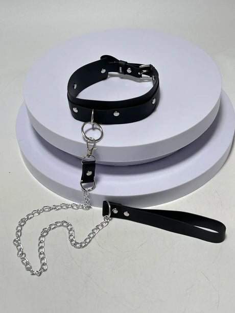 Women's Body Belly Band Neck Drawstring Collar Collar and Leash Set for Women Fetish Couple Game Role Play Props AccessorieSs