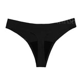 New Design Seamless Low Waist Leak Proof 4 Layer Menstrual Panties Washable Light Flow Period Panties For Women Thong