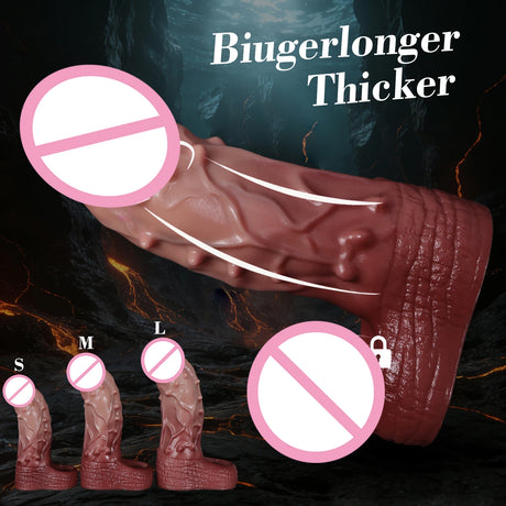 3sizes Silicone Penis Ring Men Penis Sleeve Cock Sleeve Dick ring Enlargement Delay Ejaculation Cock Ring Reusable Condom Sextoy