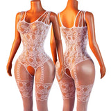 Babydolls Sexy Adult Open Crotch Body Stockings Female Black Women Fishnet Lingerie Underwear Transparent Bodysuit Costumes