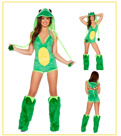 Halloween Costume Woman Furry Monster Fox Cat Cosplay Clothes Nightclub Party Dress up Rave Outfit Stage Wear 2025