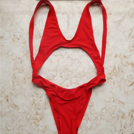 New Splicing Tummy Tut Out Sexy Monokini One Piece Swimsuit Bather Bathing Suit Swim Suit For Women Swimwear Female V110C