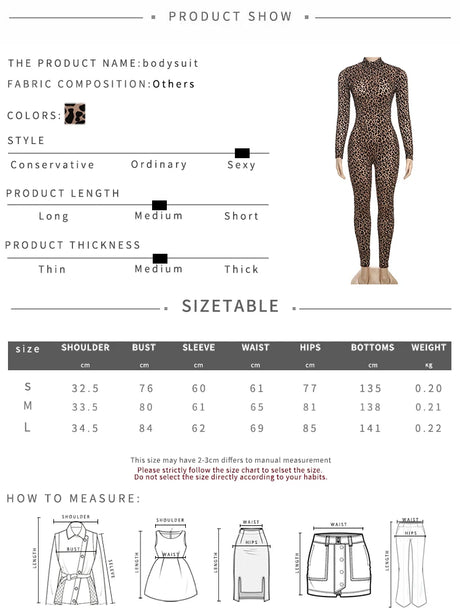 kliou Midnight Y2K Women Jumpsuits Hipster Leopard Print Full Sleeve Round Neck Slim Overalls Female Trend Party Club One Piece
