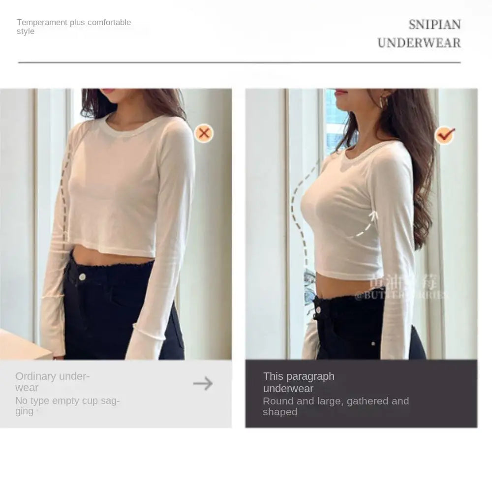Small Breasts Push Up Bra Wireless Comfortable Underwear Seamless Invisible Bralette 3D Pads Support Bras Side Breast Collection