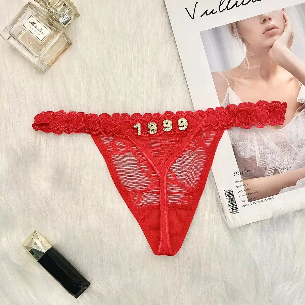 Custom Thong with Name Customized Pantie Rhinestone Letter Sexy Personalized Lingerie Gift T-back G-String Bikini Jewelry