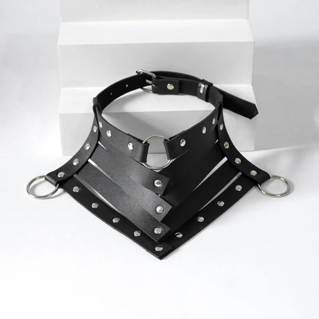 Black Sexy Trendy Rock Gothic Collar Necklaces Jewelry Gothic Leather Belt Rivets Harajuku Punk Choker Necklace for Women Gift