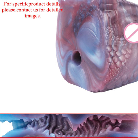 GEEBA Fantasy Red/Blue Dragon Male Masturbator Silicone Adult Men's Onahole Pocket Pussy Realistic Vagina Stroker Men Sex Toys