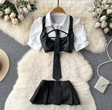 Women Sets Ruffled Apron Shorts Headband Maid Cosplay Costume Rabbit Officer Party Park Performance Sexy Suits Hotsweet Clothes