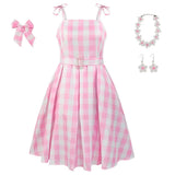 Homchee Trends COS Pink Princess Dress for Women Role Play Dress for Halloween Christmas Cosplay Costume Cute Dress