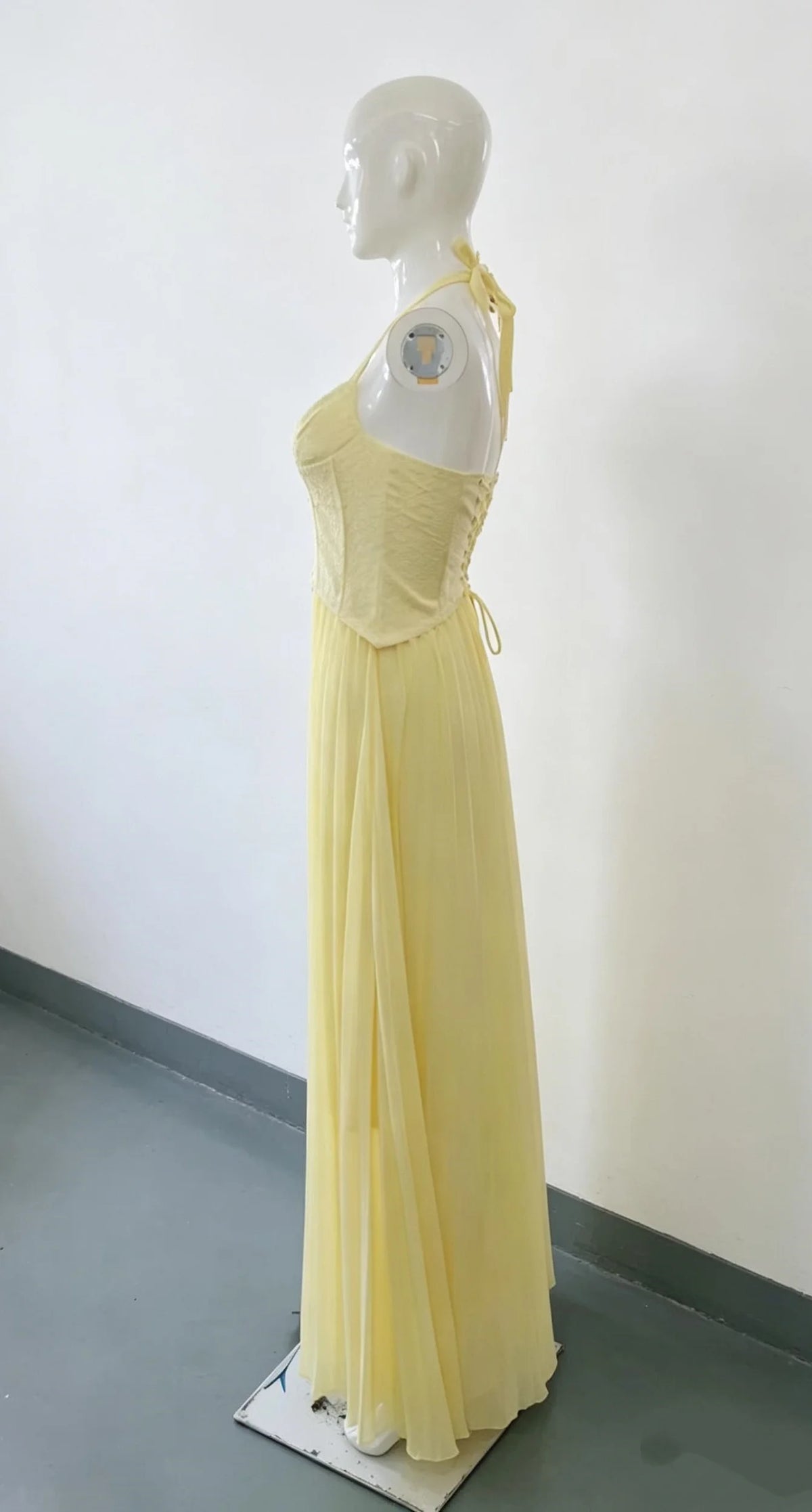 Elegant Women's Halter Long Dress Corset Pleated Dresses Evening Party Formal Wedding Guest Green Graduation Bridesmaid Gown New