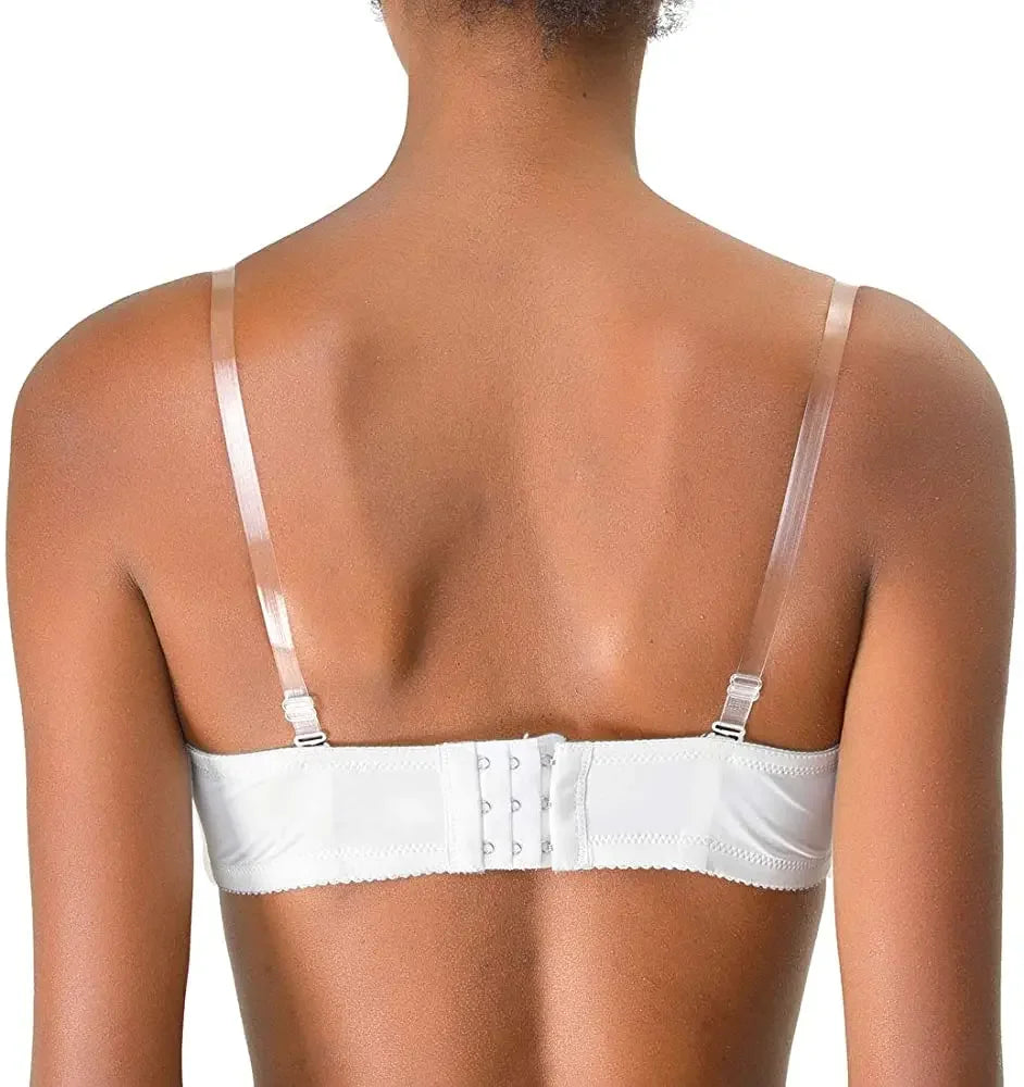 Women Clear Bra Straps Invisible Transparent Elastic Bra Belt Shoulder Straps Adjustable Underwear Intimates Accessories for PC