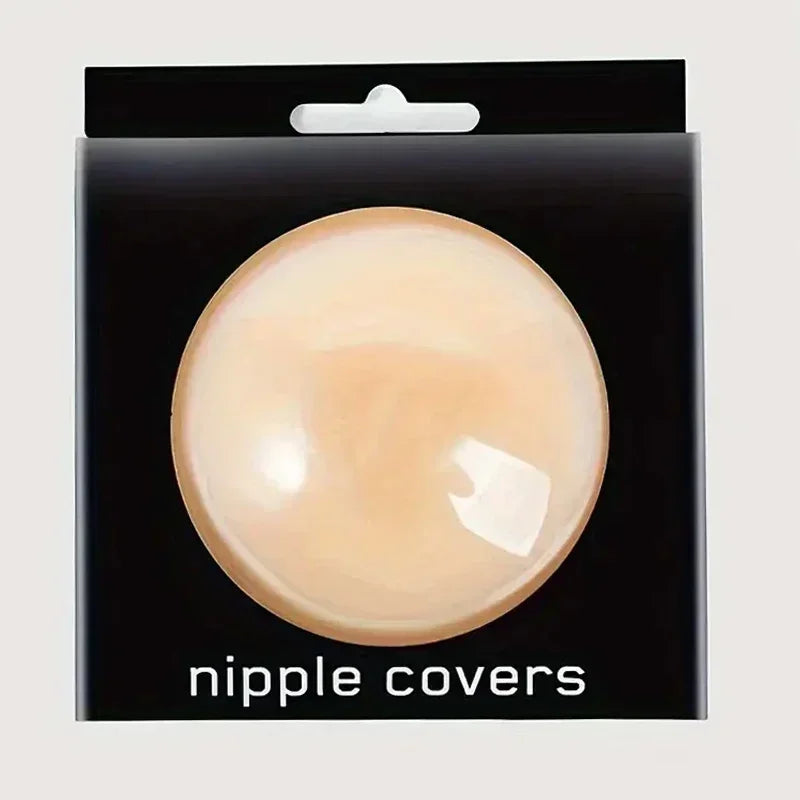 2pcs New Women Invisible Nipple Cover Stickers Self-adhesive Chest Breast Petals Silicone Lift Up Paddings Reusable Patch Bra