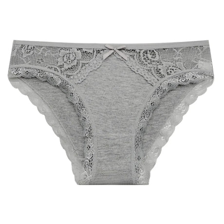 5 PCS/SET New Arrival Low Rise Ladies Sexy Lace Panty Underpants Panties For Women Lingerie Cotton Briefs