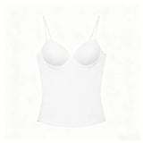 MUJER Sexy Corset Crop Top Woman Camisole Backless Short Tops for Women Sleeveless Bustier Tops Women Straps Tube Top Female