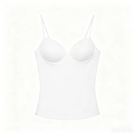 MUJER Sexy Corset Crop Top Woman Camisole Backless Short Tops for Women Sleeveless Bustier Tops Women Straps Tube Top Female