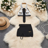 Women Sets Ruffled Apron Shorts Headband Maid Cosplay Costume Rabbit Officer Party Park Performance Sexy Suits Hotsweet Clothes