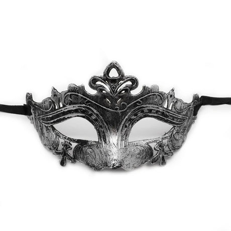 1PC Masquerade Mask Vintage Prince Mask Black Antique Copper Half Face Mask Plastic Retro Crown Masks Women Party Decoration