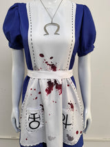 Anime Alice Princess Dress Maid Apron Dress Game Madness Returns Alice Cosplay Costume For Women Girls Halloween Party