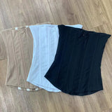 Tossy Mesh Backless Summer Vest Female Elegant Luxury Patchwork Strapless Solid Slim Streetwear Inner Sexy Y2k Tank Top Women's