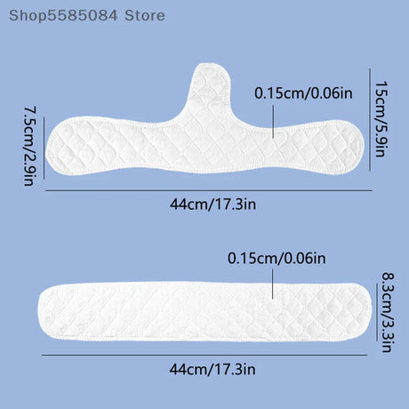 Women Bra Liners Washable Sweat Absorber Underboob Sweat Absorber Pads Non Woven Rectangle Insert Lining Sports Underwear Pads