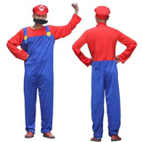 Game Luigi Brothers Uniform Set Cosplay Costumes Funny Anime Adult Men Jumpsuit Woman Dress Halloween Costume