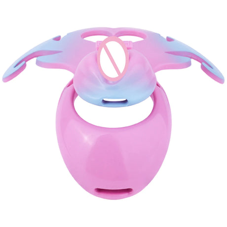 LICKER ABS Simulated Labia Cross-dresser Chastity Cage With loyalty Belt Wear Abstinence BDSM Penis Bondage Toys For Sissy Men
