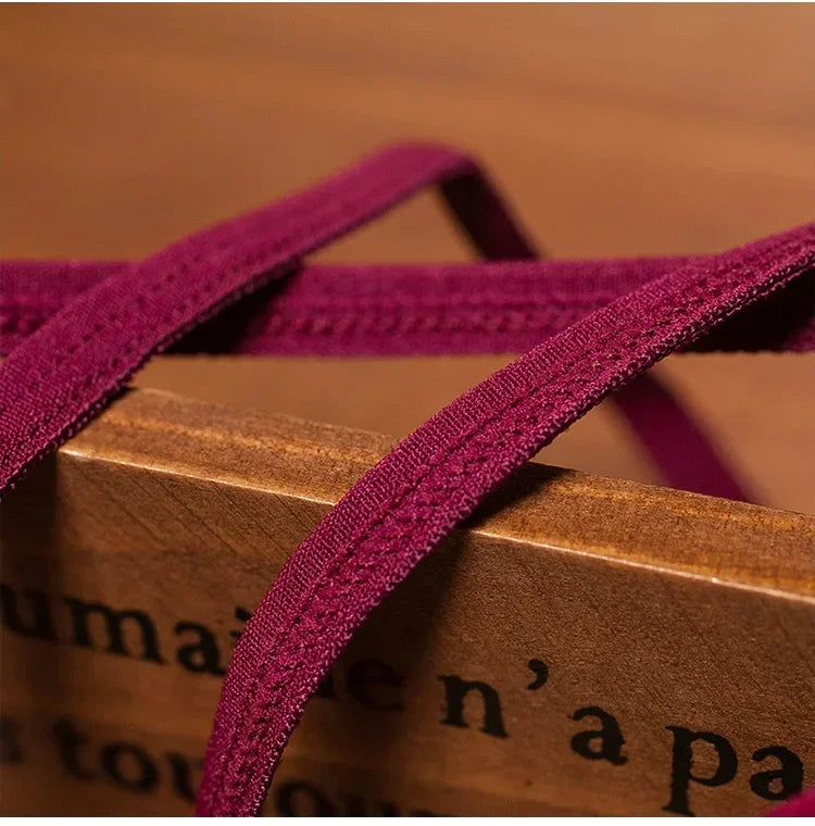 2026 Sex Thongs Embroidery Butterfly Sequin Pearl Massage Panties Sexy Lingerie Women's Open Crotch Lace T-back Female Underwear