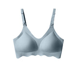 New Women Traceless Women's Comfortable and Breathable Ultra Thin Breastfeeding Bra Detachable Breastfeeding Bra