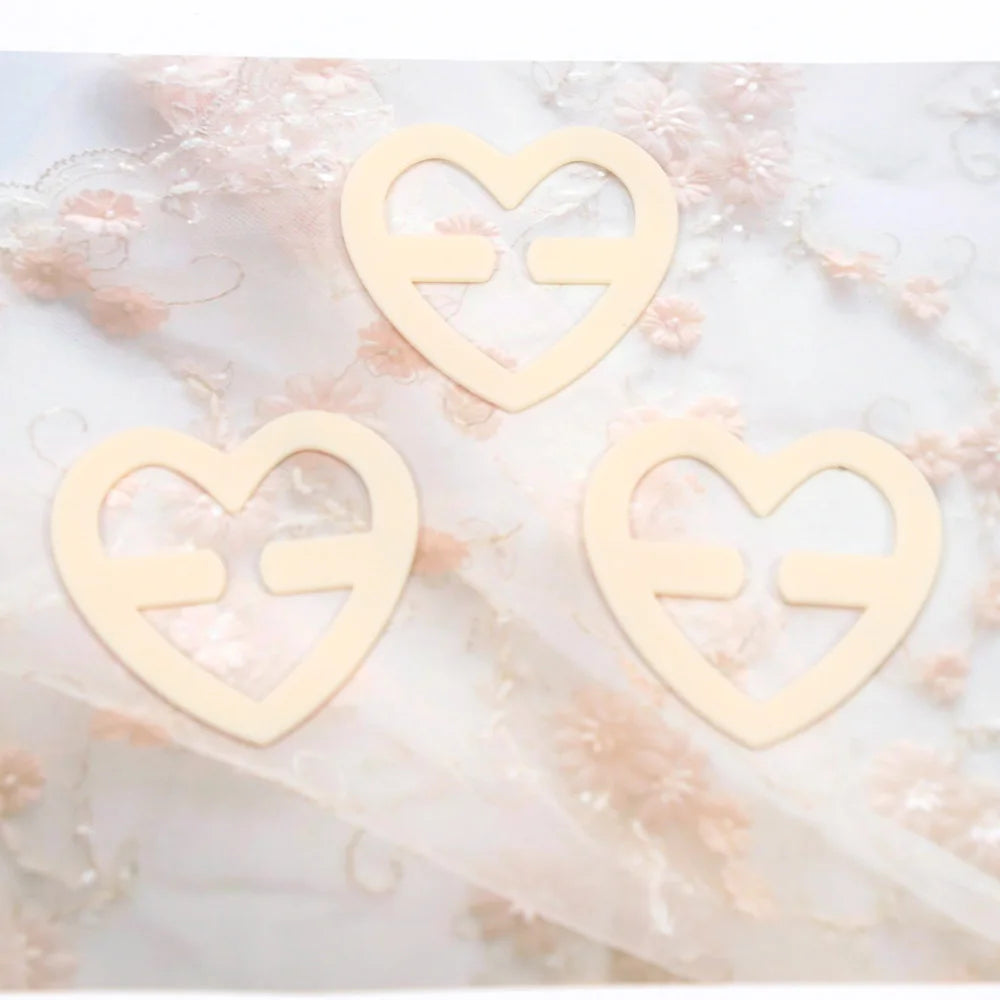3 Pcs/set Invisible Bra Buckle Shadow-Shaped Underwear Buckle Bra Back Intimates Accessories Clips Strap Holders