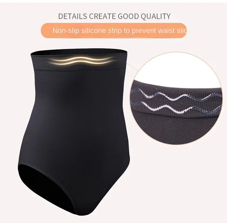Women Shaper Panty Ladies High Waist Shapewear Pants Non-slip Corset Lift Hip Panties Plus Size S-4XL Abdominal Pants