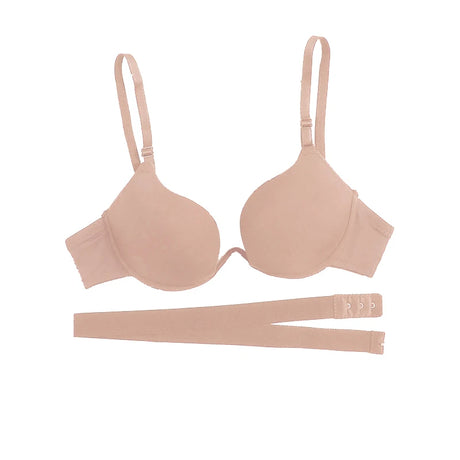Sexy Deep V Backless Bras Women Seamless Bra Support Small Chest Push-up Lingerie 6 Ways To Wear Wedding Party Dress Underwear