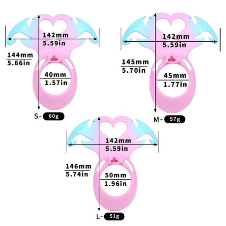 LICKER ABS Simulated Labia Cross-dresser Chastity Cage With loyalty Belt Wear Abstinence BDSM Penis Bondage Toys For Sissy Men