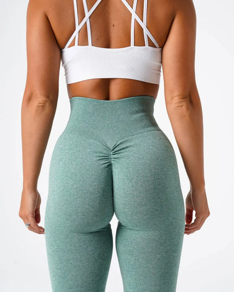 Scrunch Bum Tights Yoga Pants Leggings Women Seamless Sports Yoga Pant High Waist Ribbed Gym Clothes Fitness Workout Wear