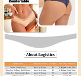 3PCS/Set Sexy Lace Seamless Cotton Brazilian Panties Women Ribbed Intimates Breathable Panties Low Waist Female Cotton Underwear