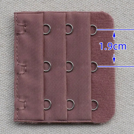 3-Row 3-Hook Bra Extender with Stainless Steel Hooks for Bras, Adjustable Extra Length Soft Velvet Back Closure (Multi Colors)