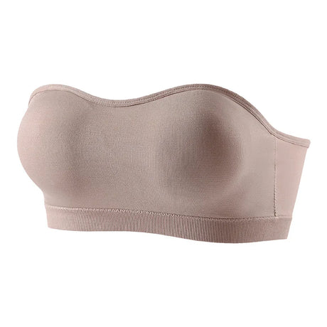 Strapless Push Up Bra For Women Wireless Removable Pad Invisible Daily Brassiere Underwear Seamless Backless Bandeau Bralette