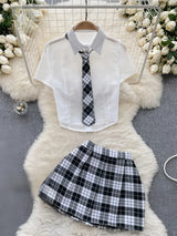 Women Sets Ruffled Apron Shorts Headband Maid Cosplay Costume Rabbit Officer Party Park Performance Sexy Suits Hotsweet Clothes