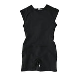 Flutter Sleeve One Piece Women Sports Jumpsuit Bodysuit With A Backless Design Sports Activewear Yoga Enterito Gym Set