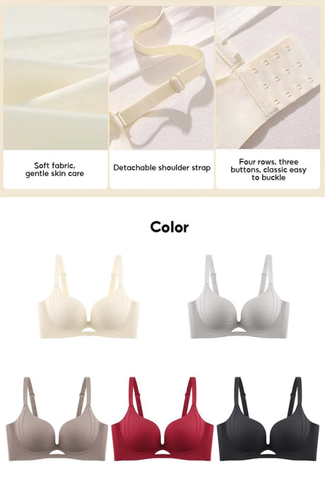 FallSweet Small Chest Sexy Push Up Bra for Women Seamless Bras Everyday Lingerie Comfortable Underwear Thick Bralette 32-38AB