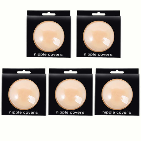 10piars Spring Summer Silicone Nipple Cover Bra Pads for Women Breathable Seamless Thin Bras Nipple Covers Invisible Lift Up Bra