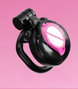 New Sissy Simulation Vagina Cock Cage Stainlesswith 4 Penis Rings Chastity Lock Man Chastity Belt Man's Sex Products Sex Toy 18+