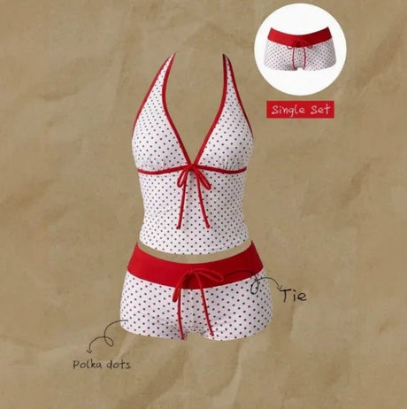 Women Triangle Bikini Set Halter Tie-Up Two Piece Swimsuit Thong Bottom Bathing Suit Beachwear