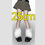 1/2Pairs Artificial Fur Plush Leg Warmers Women Autumn Winter Thermal Long Socks Girls Fashion Japanese Knee-length Stockings