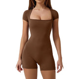Women's One-Piece Shorts Hot Sale Seamless Jumpusits