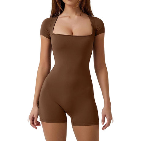 Women's One-Piece Shorts Hot Sale Seamless Jumpusits