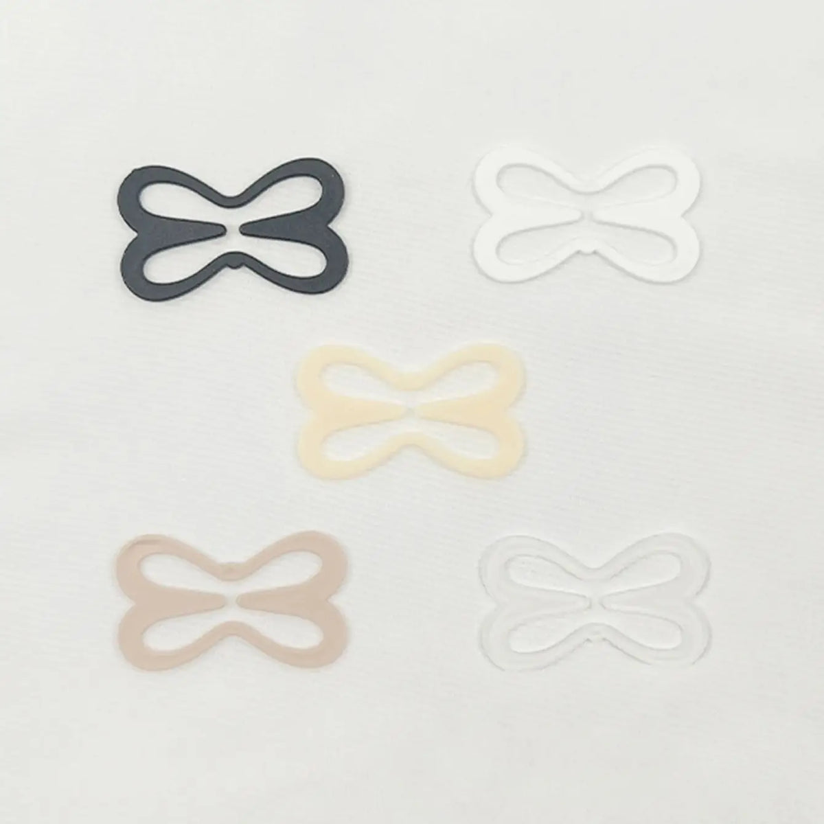 Multiple dragonfly shaped invisible underwear anti slip buckles, cross shoulder strap buckles, bra invisible buckles